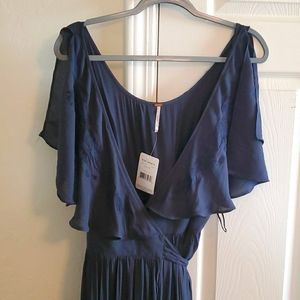 Free People Flowing Wrap Dress